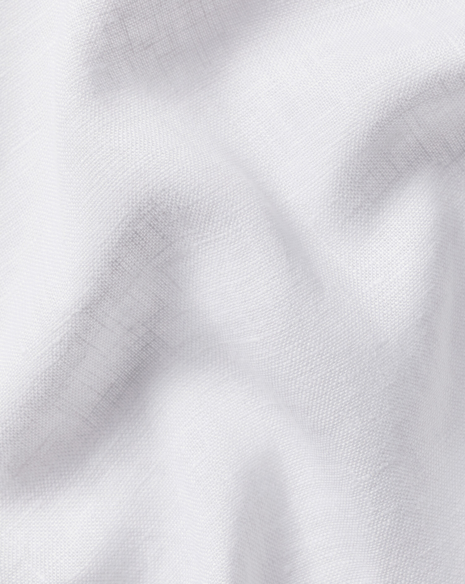 Button-Down Pure Linen Shirt - White