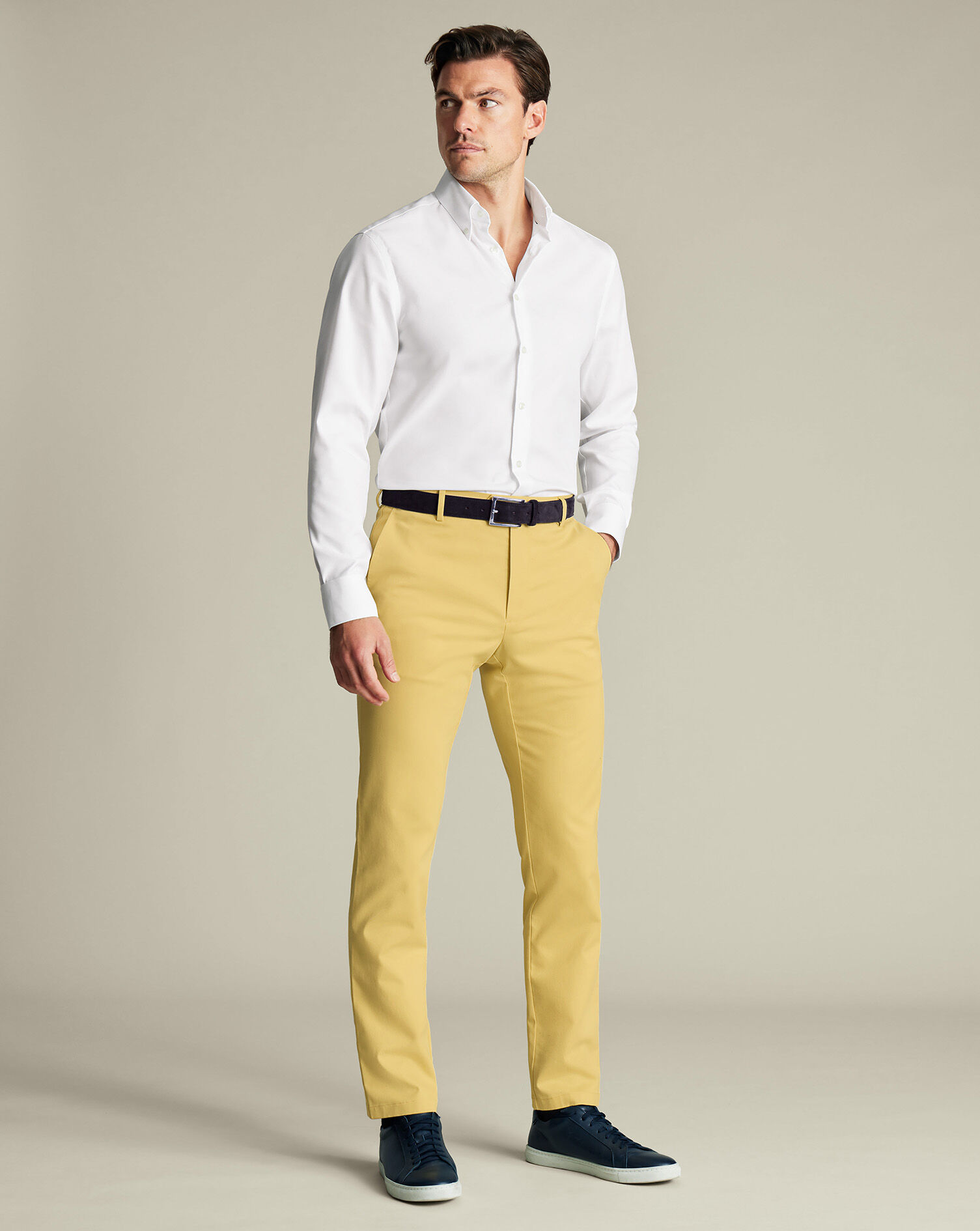 Ultimate Non-Iron Chinos - Lemon