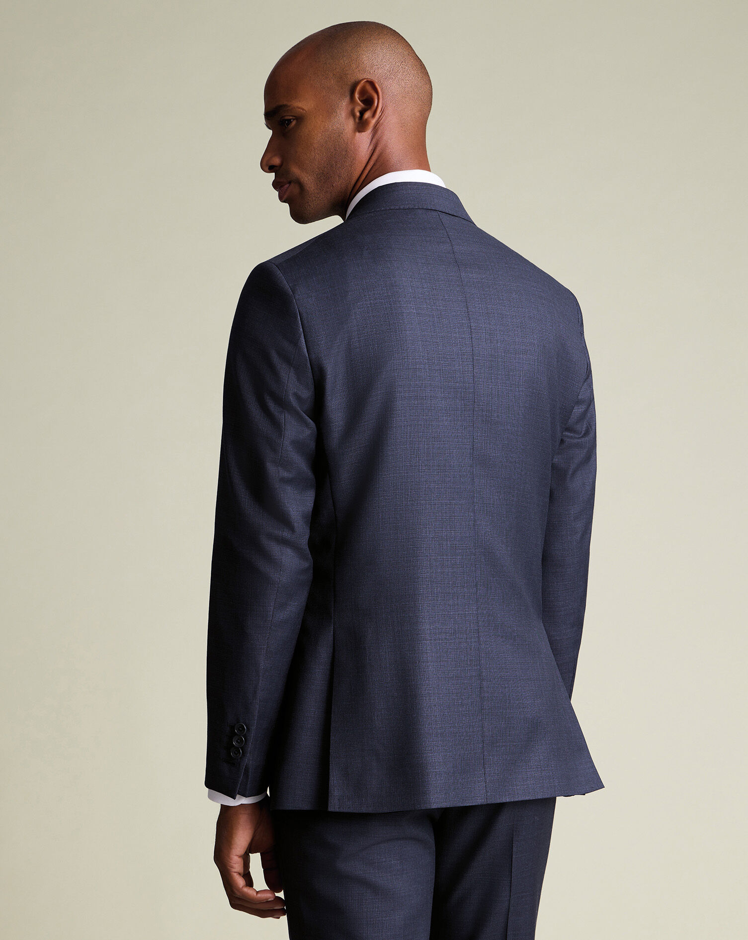Luxury Italian Suit - Ink blue