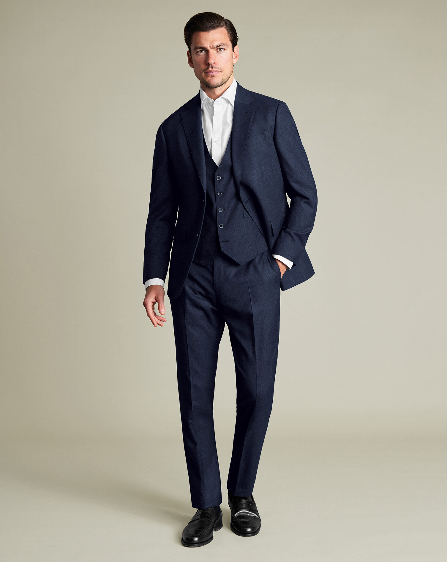 End-on-End Ultimate Performance Suit Vest - Navy