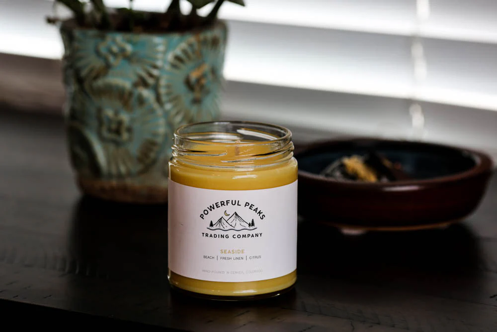Seaside - Beach | Linen | Citrus - 8 oz. Soy Wax Candle