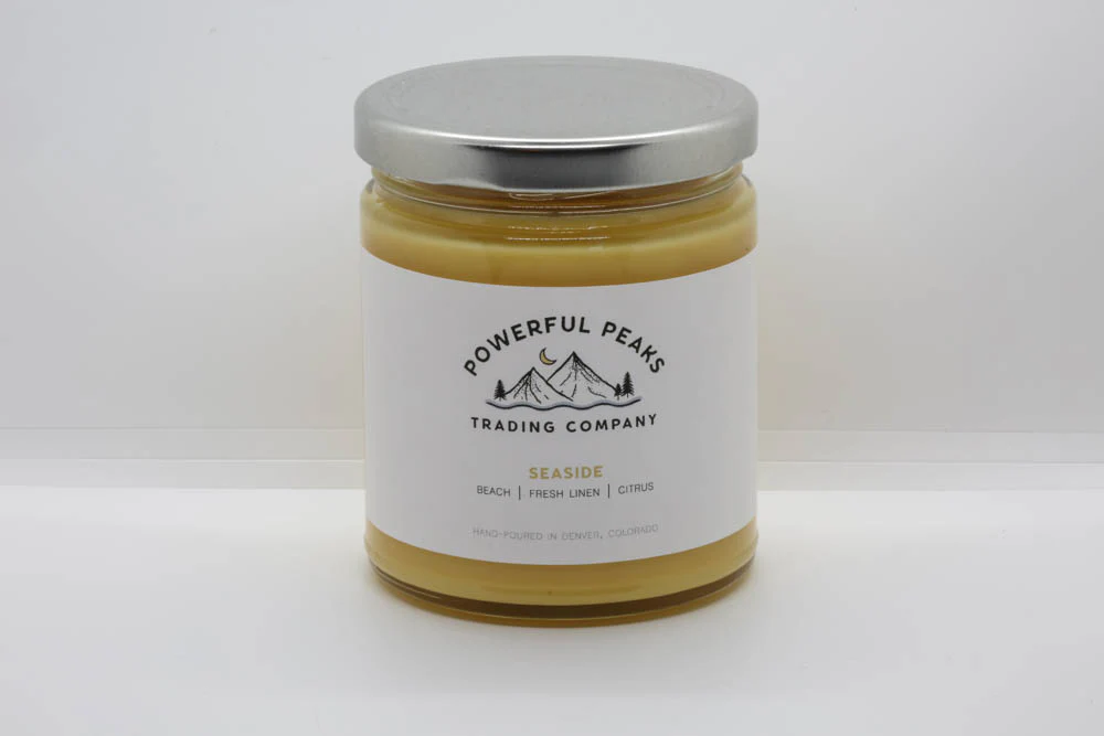 Seaside - Beach | Linen | Citrus - 8 oz. Soy Wax Candle