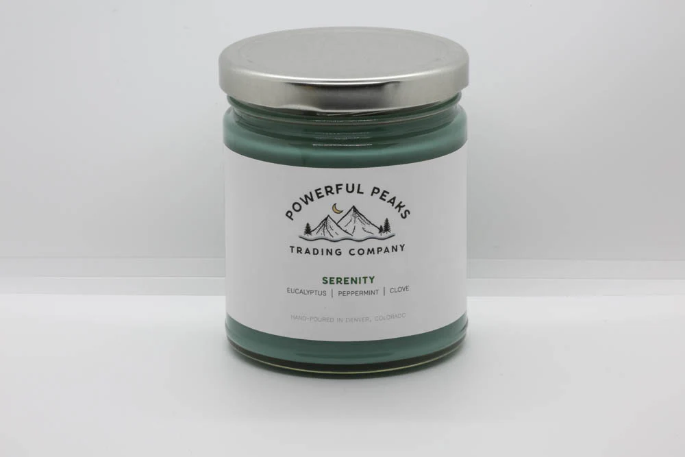 Serenity - Eucalyptus | Peppermint | Clove - 8 oz. Soy Wax Candle