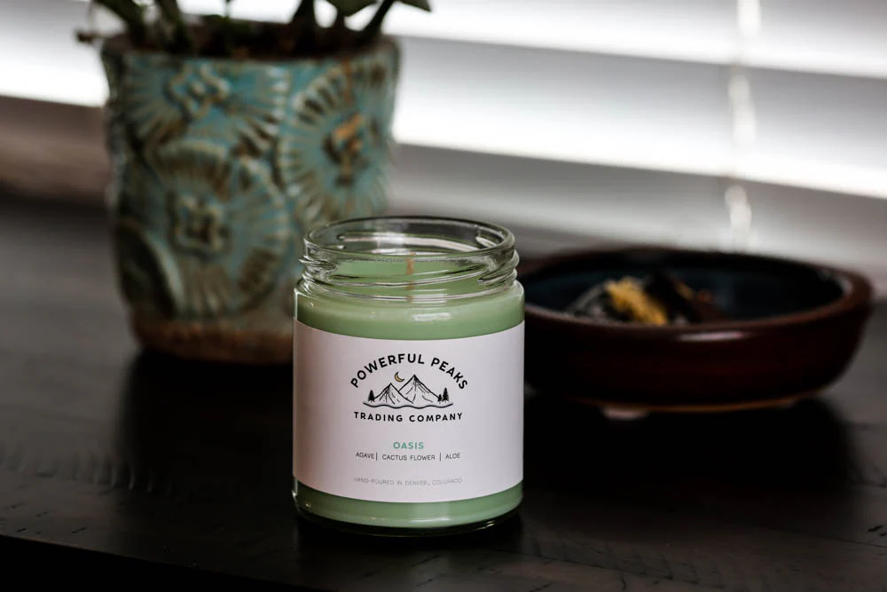 Oasis - Agave | Cactus Flower | Aloe - 8 oz. Soy Wax Candle