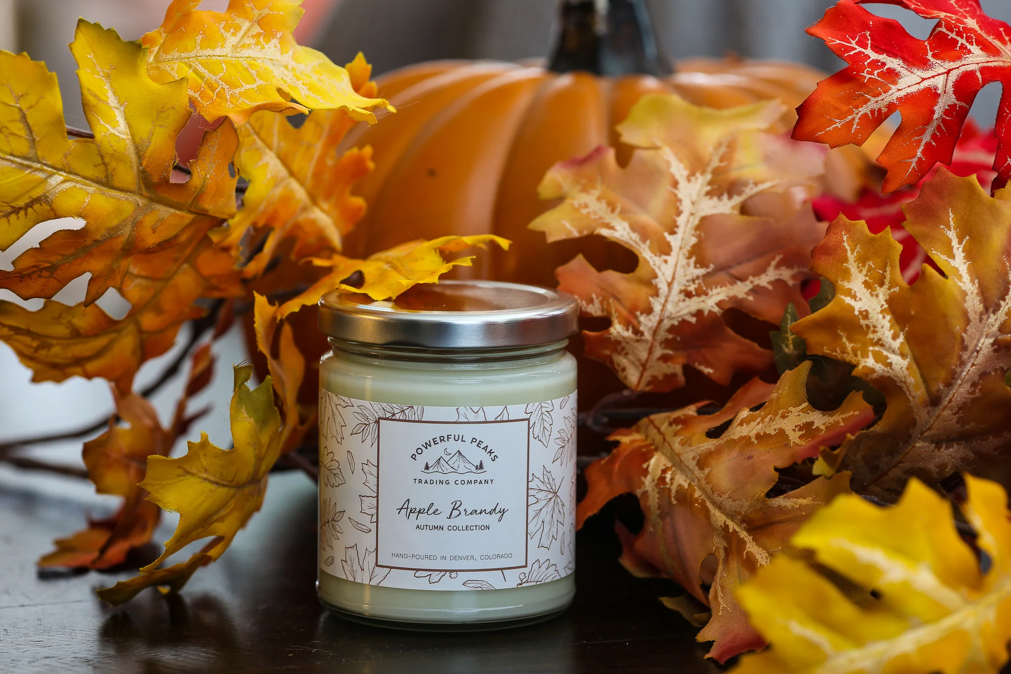 Apple Brandy - Maple | Apple | Bourbon - 8 oz. Soy Wax Candle