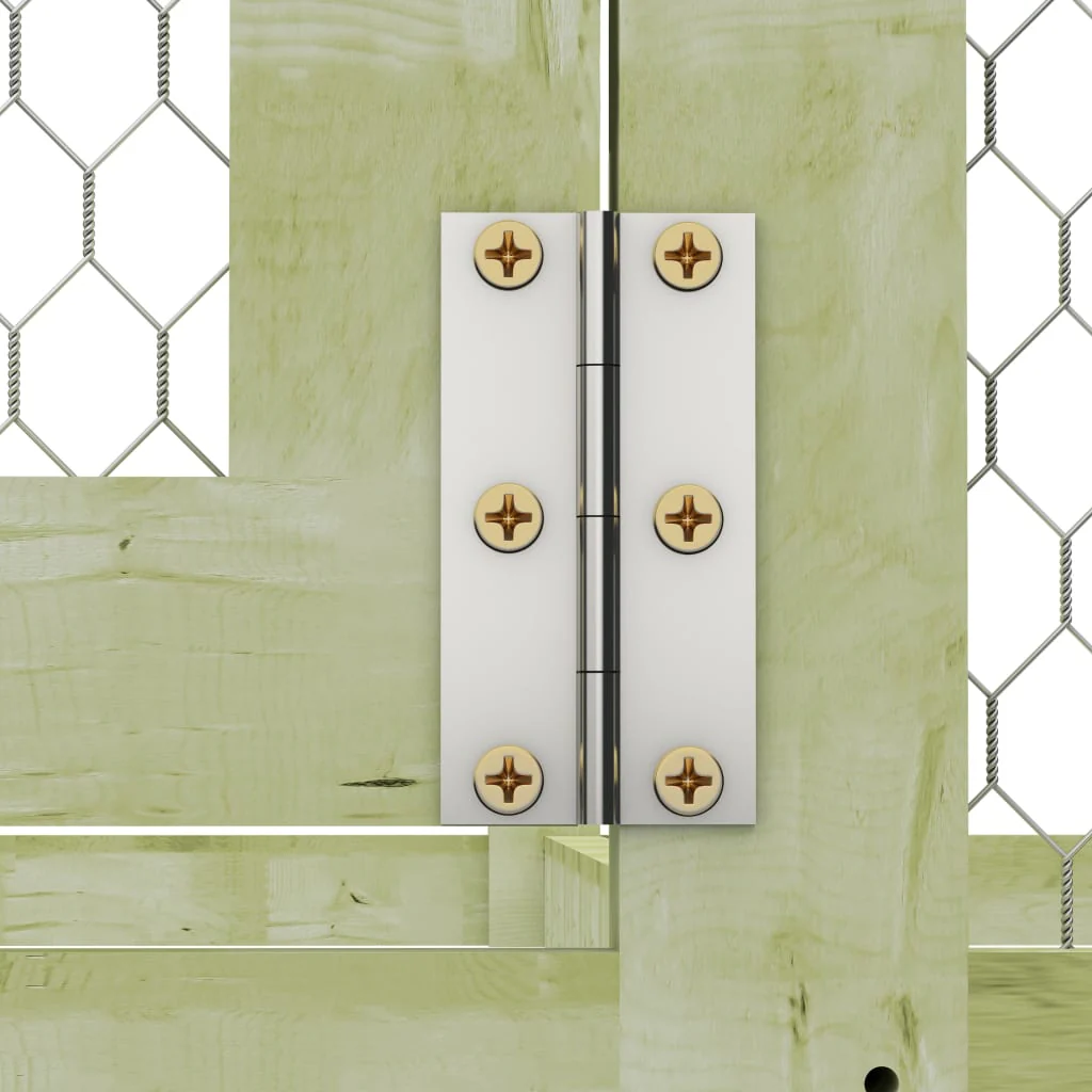 2025 Kippenkooi 3 x 1,5 x 2 m Kippenhok Ge?mpregneerd Hout Buitenren Pluimvee Ren