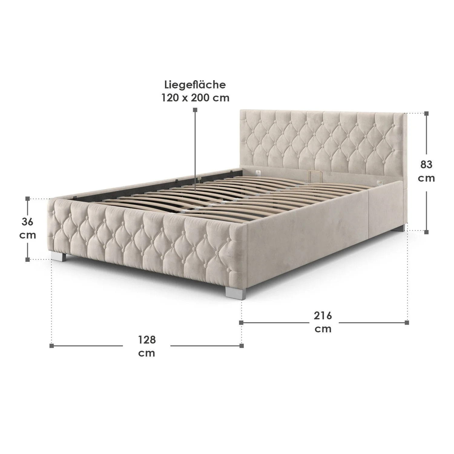 2025 Polsterbett Nizza