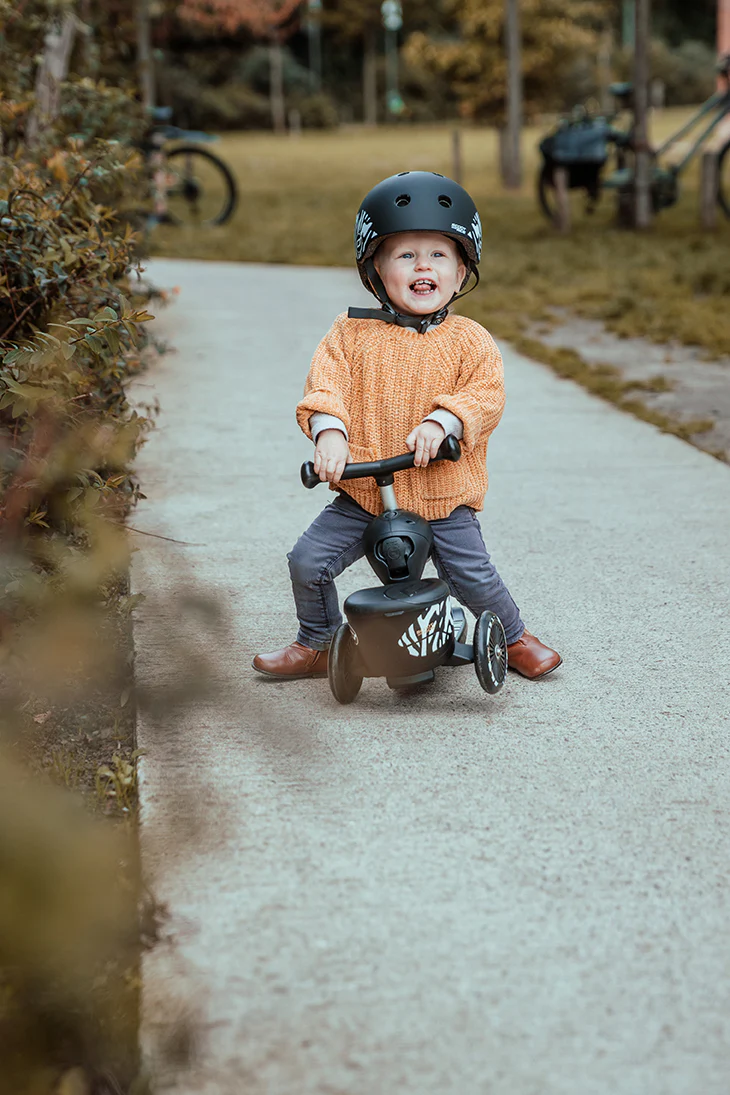 2025 Scoot & Ride Highwaykick 1 Lifestyle �C 2-in-1 loopfiets en step met zitje voor kinderen van 1 tot 5 jaar