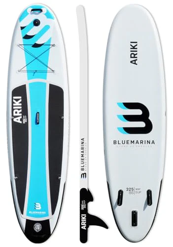 2025 Bluemarina Ariki Opblaasbare SUP Paddleboard | 5 JAAR GARANTIE �C Draagvermogen 140 kg �C Paddle Set �C SUP Board �C Surfboard (Ariki 325x86x15 cm)