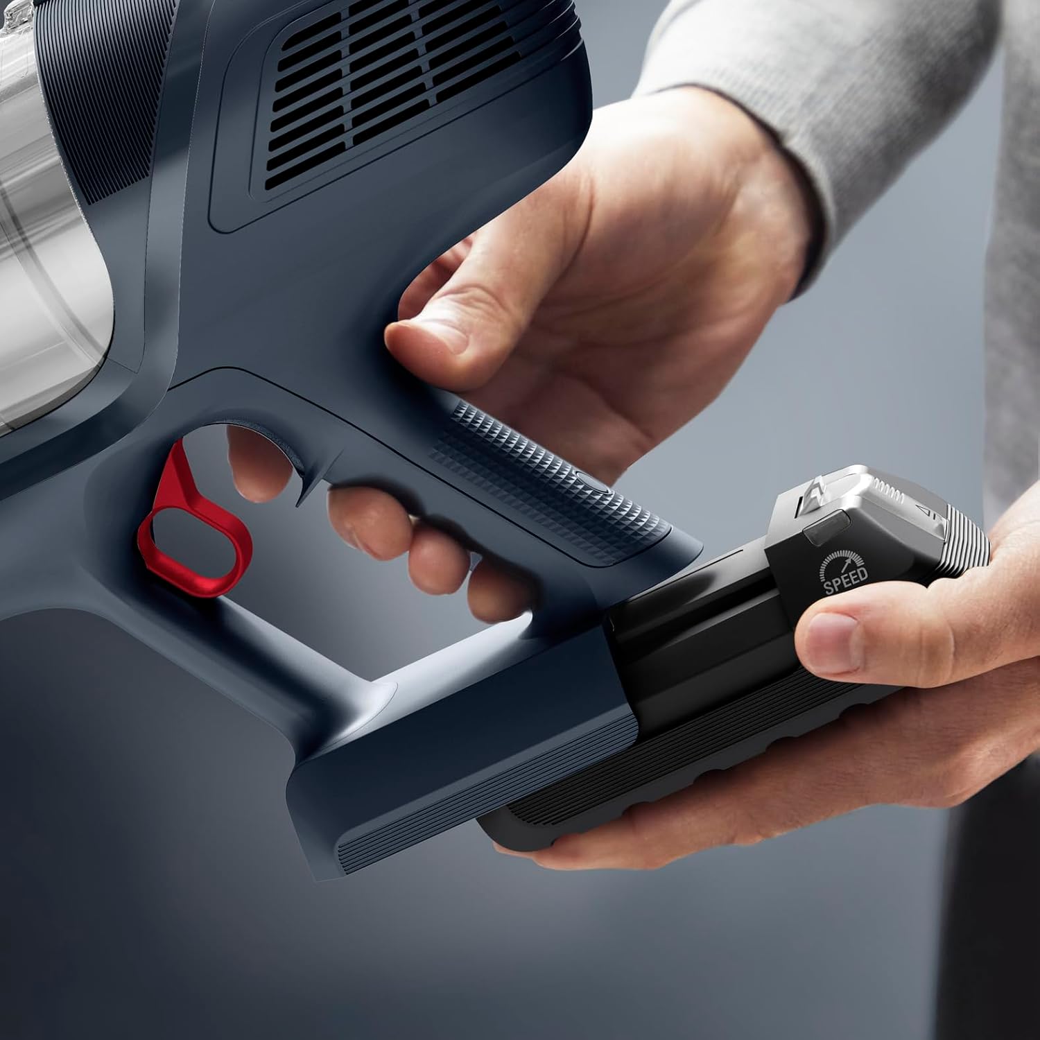 Rowenta X-pert 6.60 Essential RH6838, Cordless Stick Vacuum Cleaner, Automatic Speed Settings, Up to 45 Minutes Autonomy, Removable Battery, Lightweight Design, Dust Thief