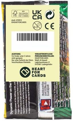Pokeman Mystery Booster (Random English Booster) + Heartforcards  Shipping Protection (10 Boosters)
