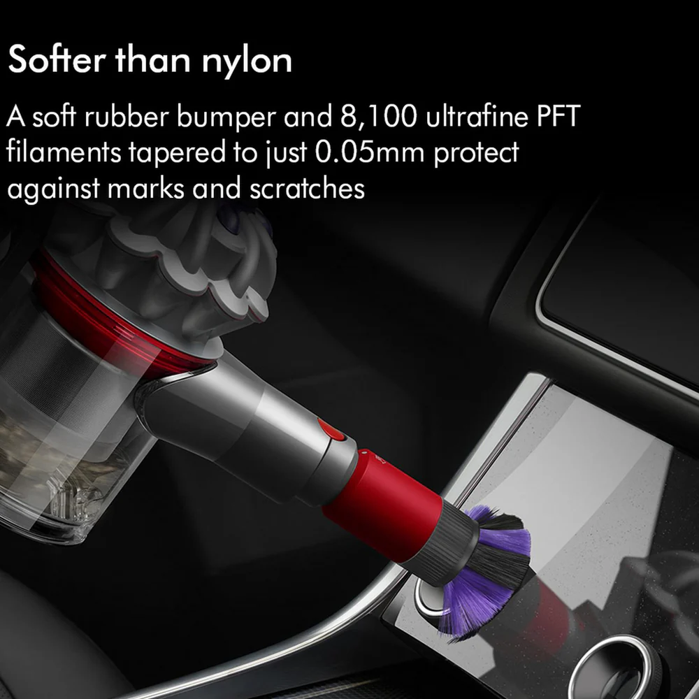 2025 Dyson V12 Detect Slim Absolute Draadloze Steelstofzuiger met Accessoires voor Grondige Reiniging, Geel/Nikkel