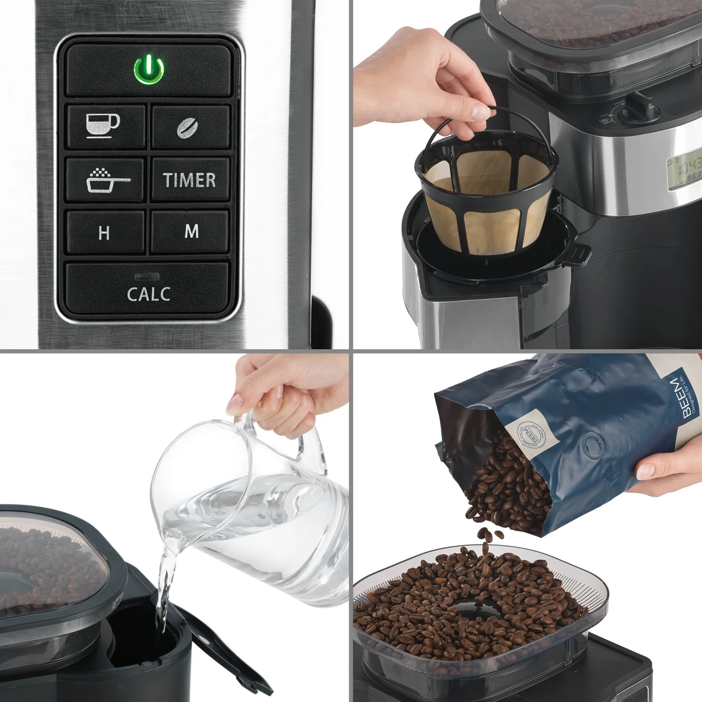 2025 FRESH-AROMA-PERFECT II Filterkoffiemachine met Maalwerk - Duo