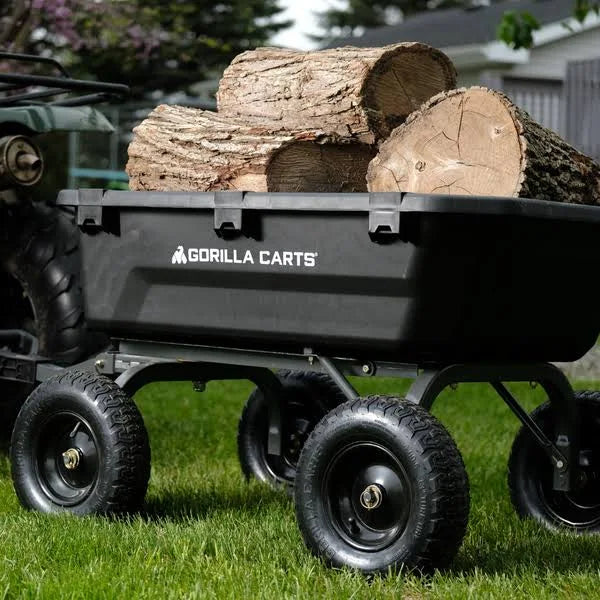 2025 Gorilla Tuinafvalwagen van 7 kubieke voet van polyethyleen | GCG-7