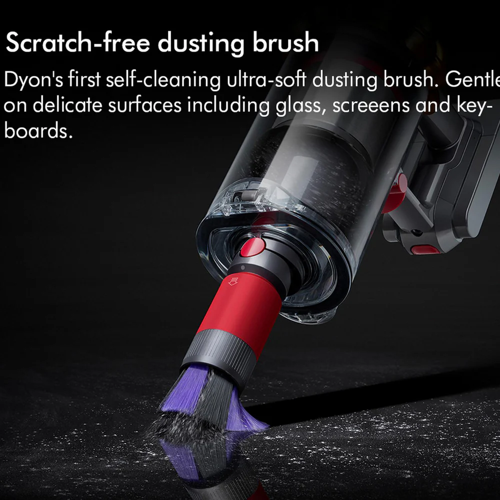 2025 Dyson V12 Detect Slim Absolute Draadloze Steelstofzuiger met Accessoires voor Grondige Reiniging, Geel/Nikkel