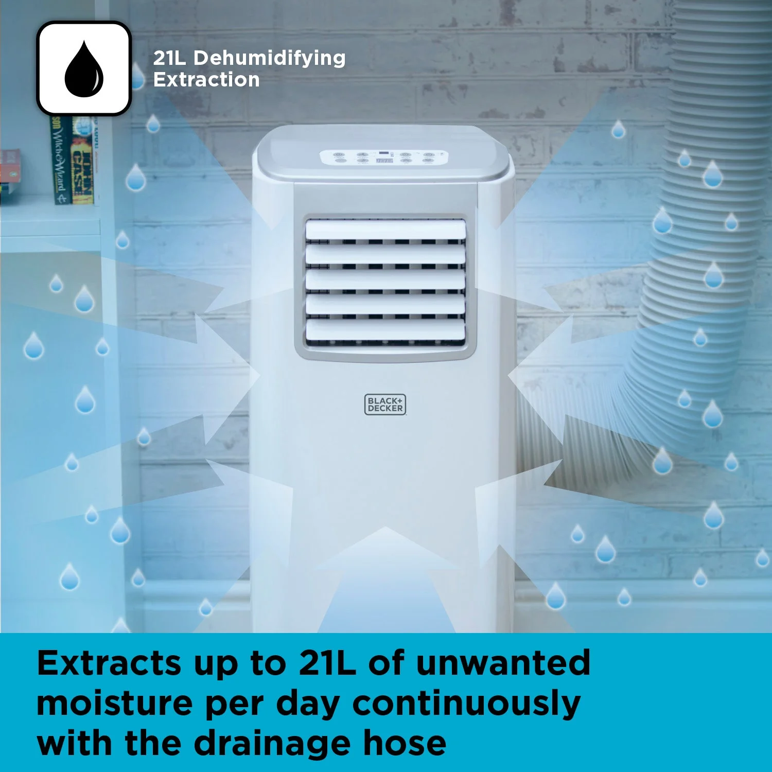 2025 Black+Decker BXAC40005GB Draagbare Airconditioner 7000 BTU