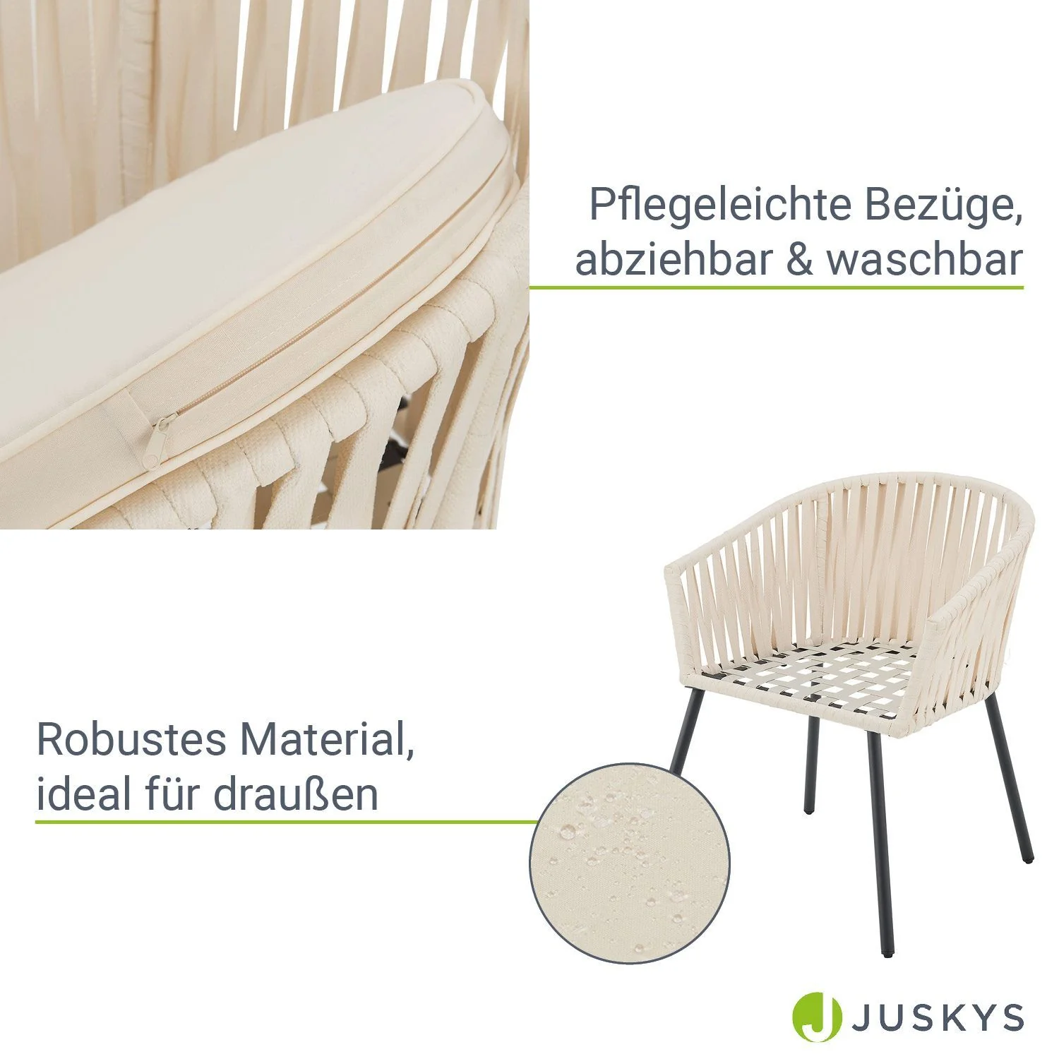 2025 Set van 2 Rope Stoelen