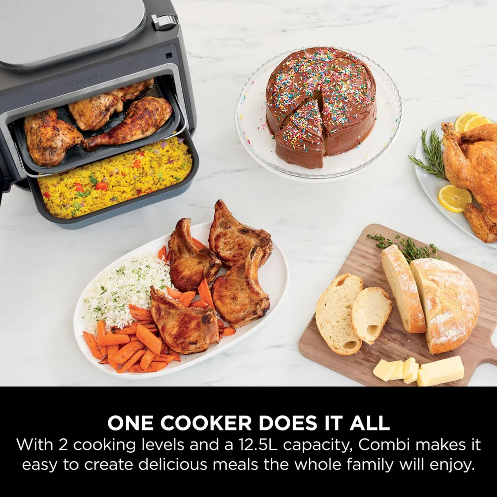 2025 Ninja Combi Oven en Multifunctionele Pan 12-in-1 en Airfryer 12,5L