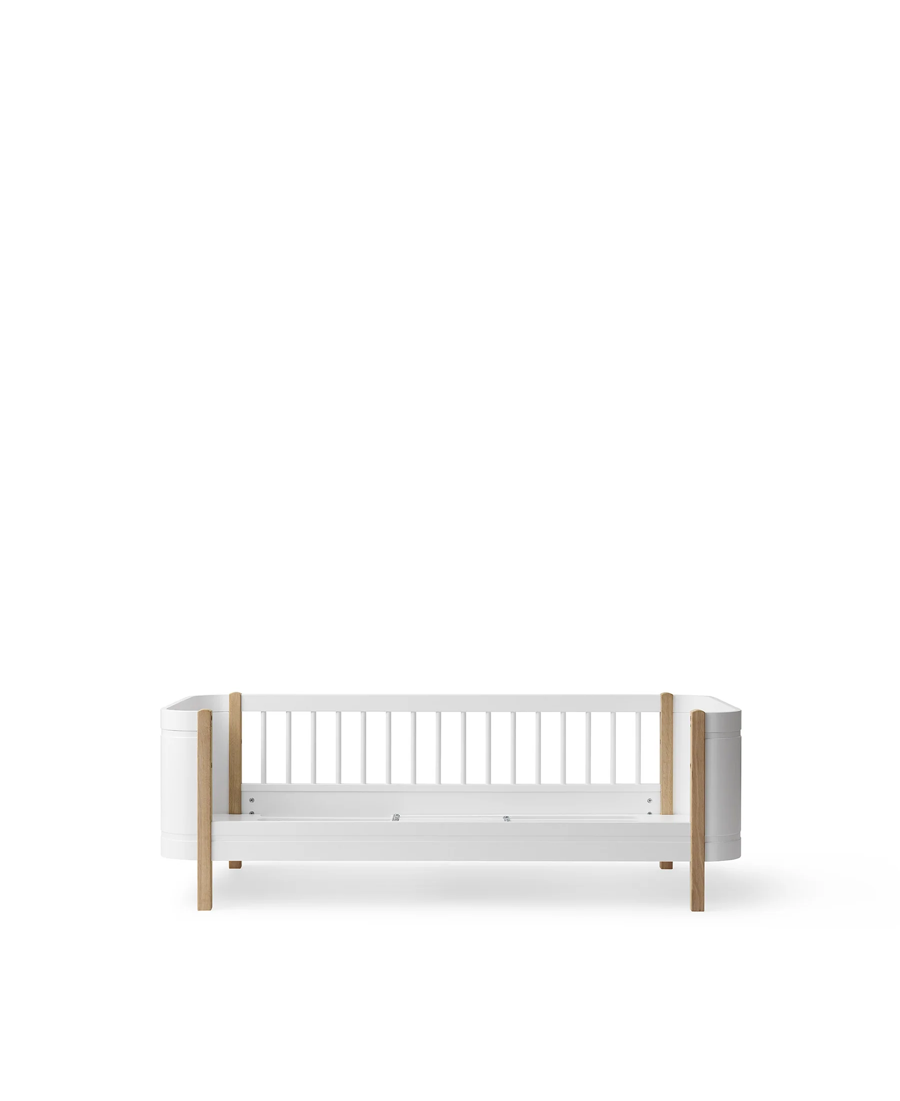 2025 Wood Mini+ Juniorbed, wit/eik 041465