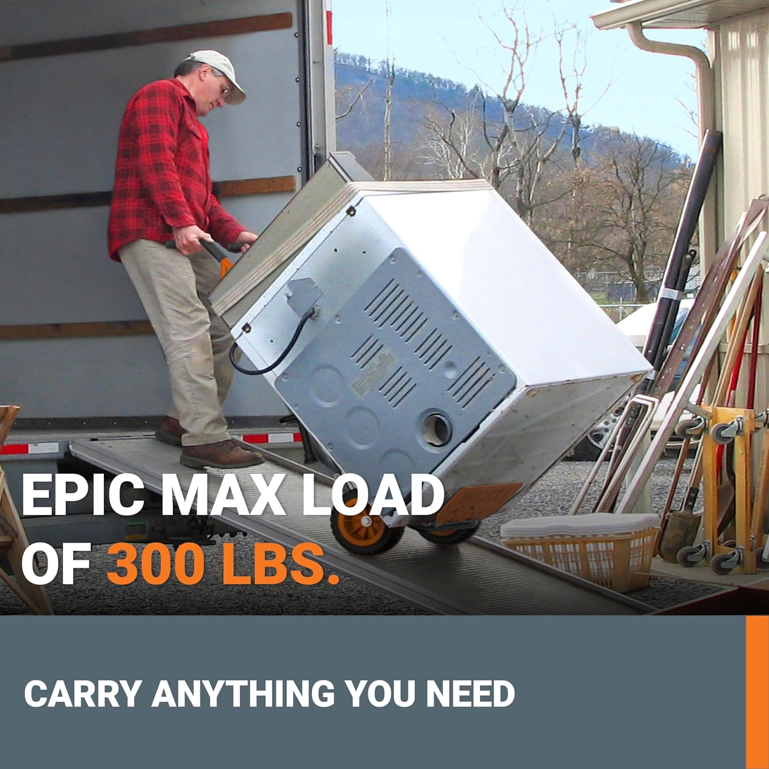 2025 Worx WG050 Tuinkar/Aerocart 8-in-1 �C Robuuste Kruiwagen/Handkar