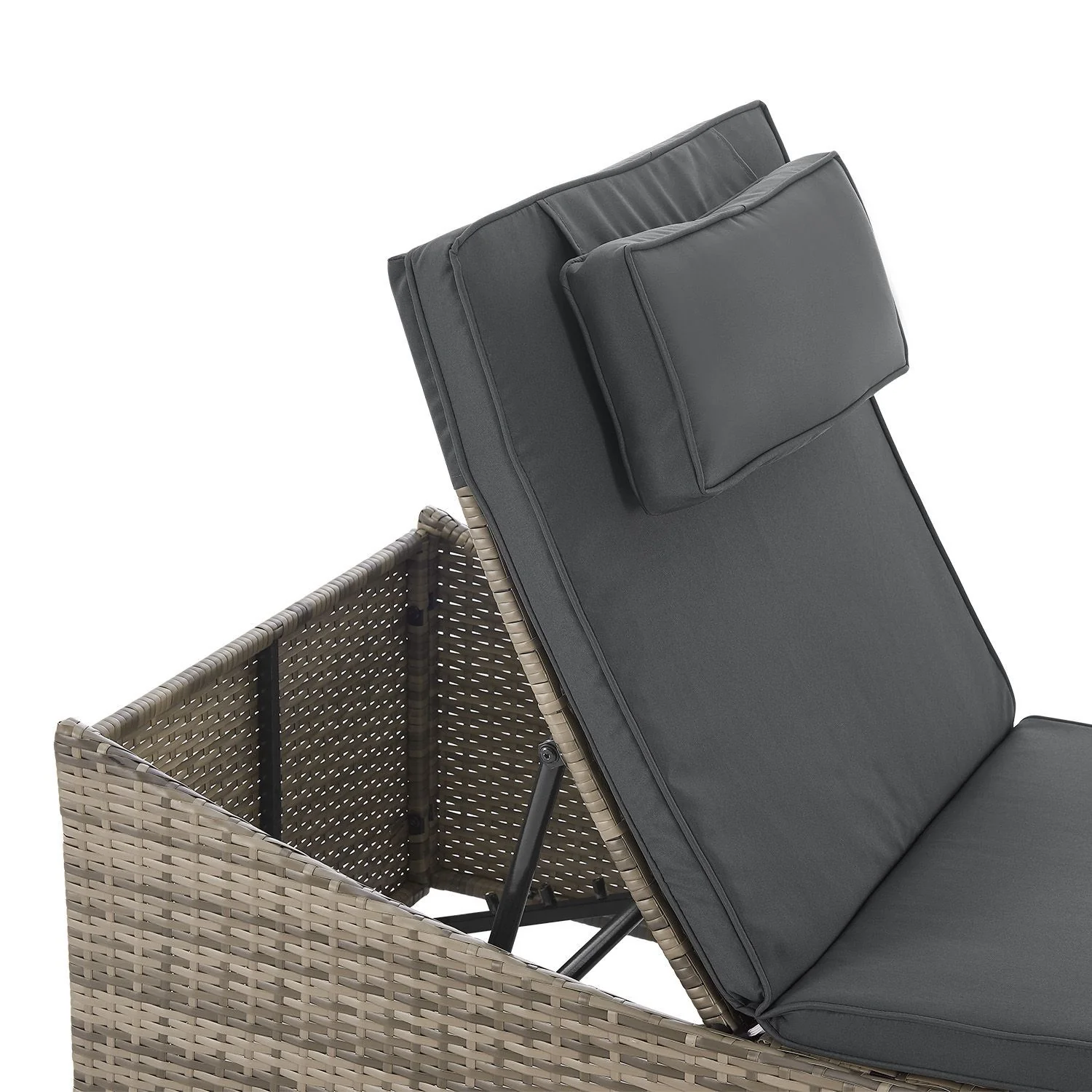 2025 Opvouwbare polyrattan ligstoel Lamia
