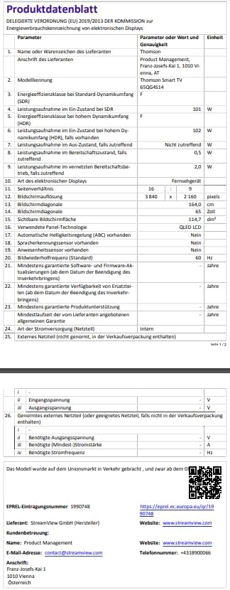 THOMSON 32 Inch (81cm) Full HD Google Smart TV, Wi-Fi, Dolby Audio, HDR10, Bluetooth 5.1, Triple Tuner (Cable/Satellite/Antenna), HDMI, CI+, A+ Panel - 32FG2S14