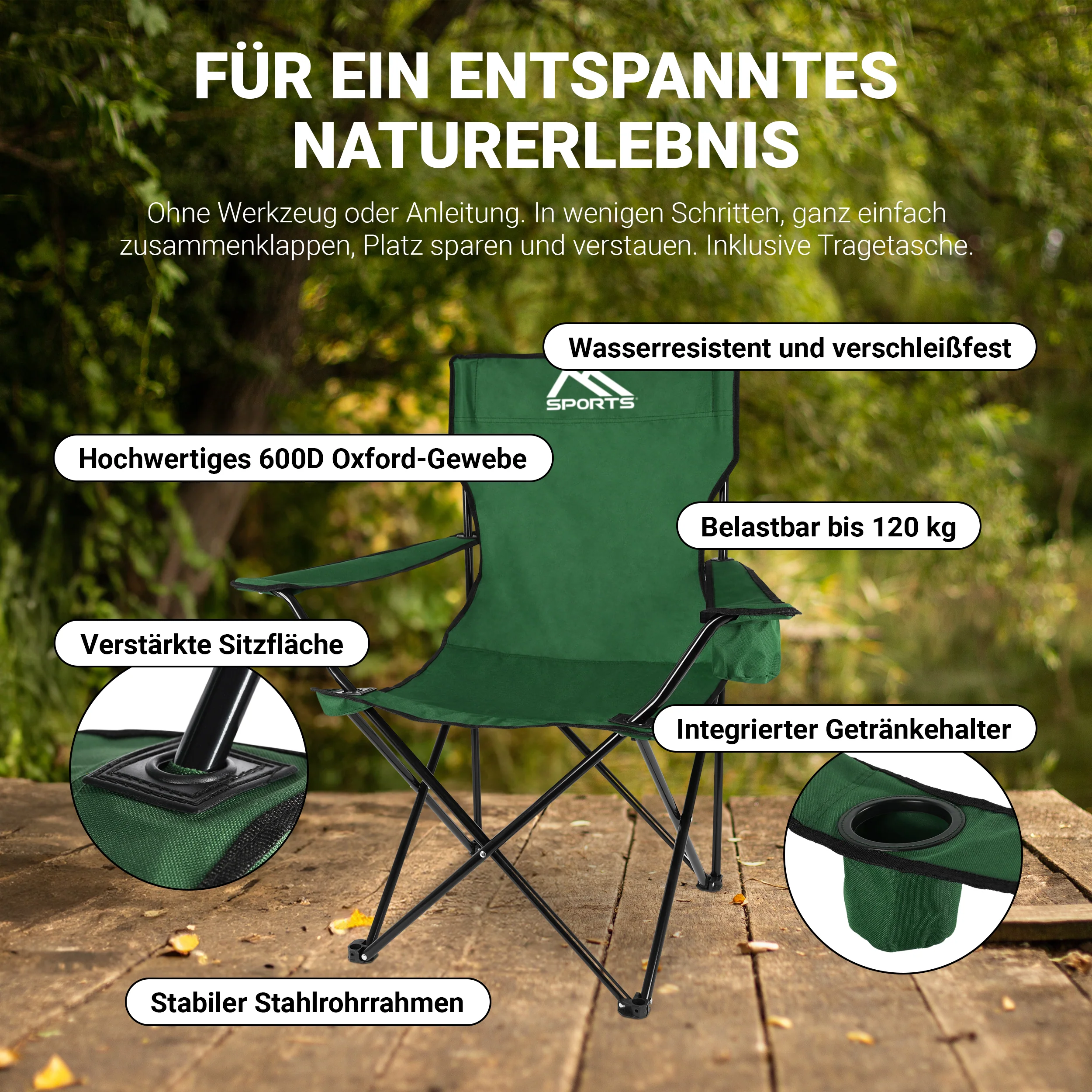 2025 Camping-Set Gr��n Premium