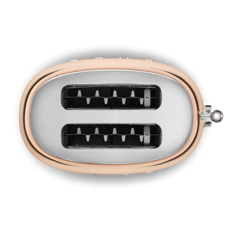 2025 SMEG TSF01RGUK Retro Broodrooster Stijl Jaren 50 voor 2 Sneetjes in Ros��goud