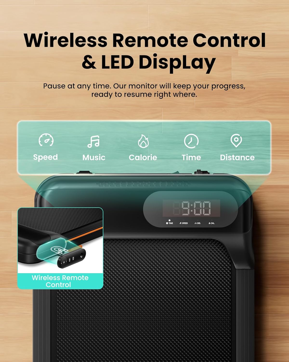 2025 Caminadora Walking Pad met Hellingshoek voor Thuiswerken �C Draagbare Loopband van 2.5HP met Draagvermogen van 280 lbs, Afstandsbediening en LED-scherm