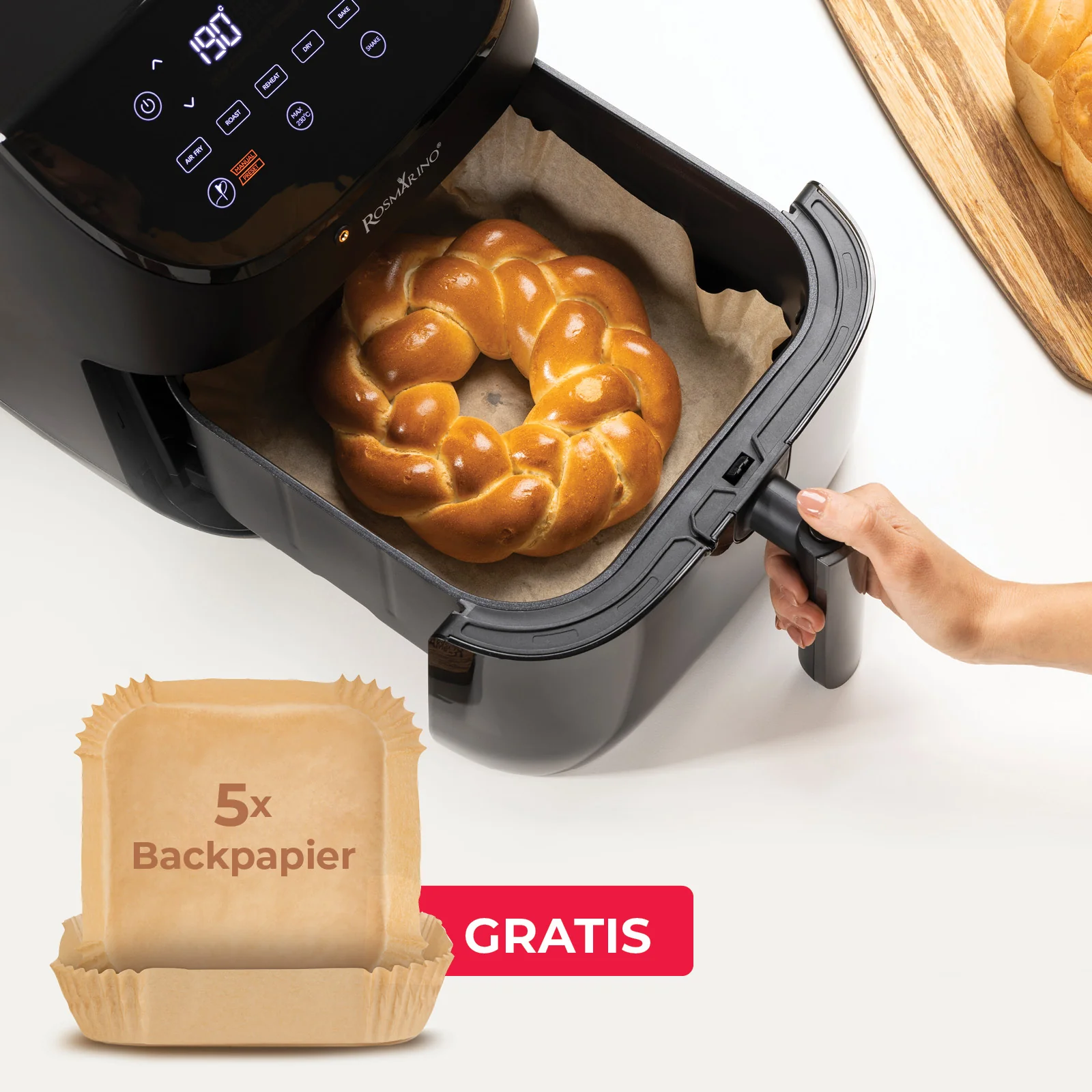 2025 Rosmarino TempSense heteluchtfriteuse �C 6 L