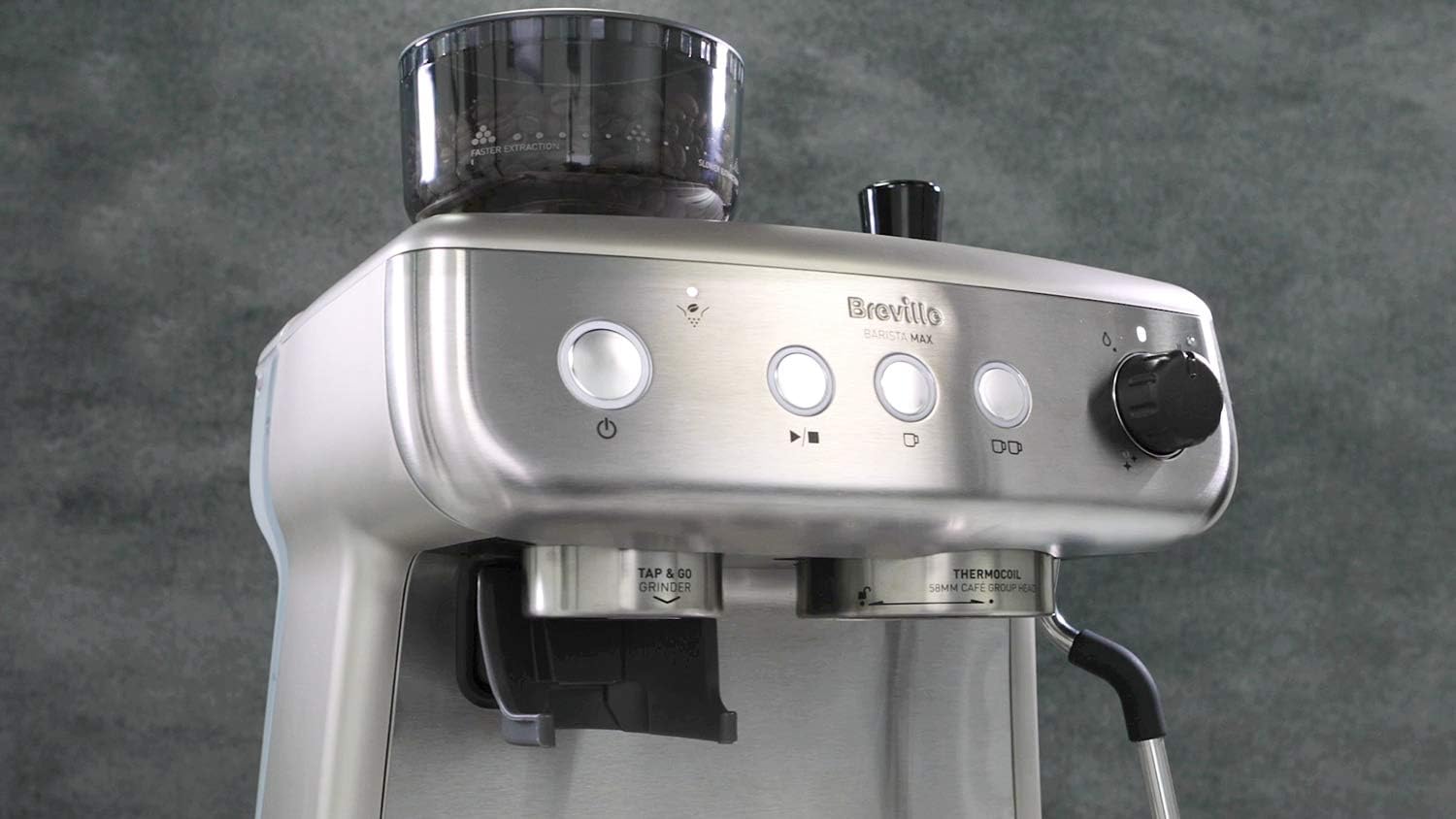 Breville VCF126X Barista Max Coffee Machine, Stainless Steel