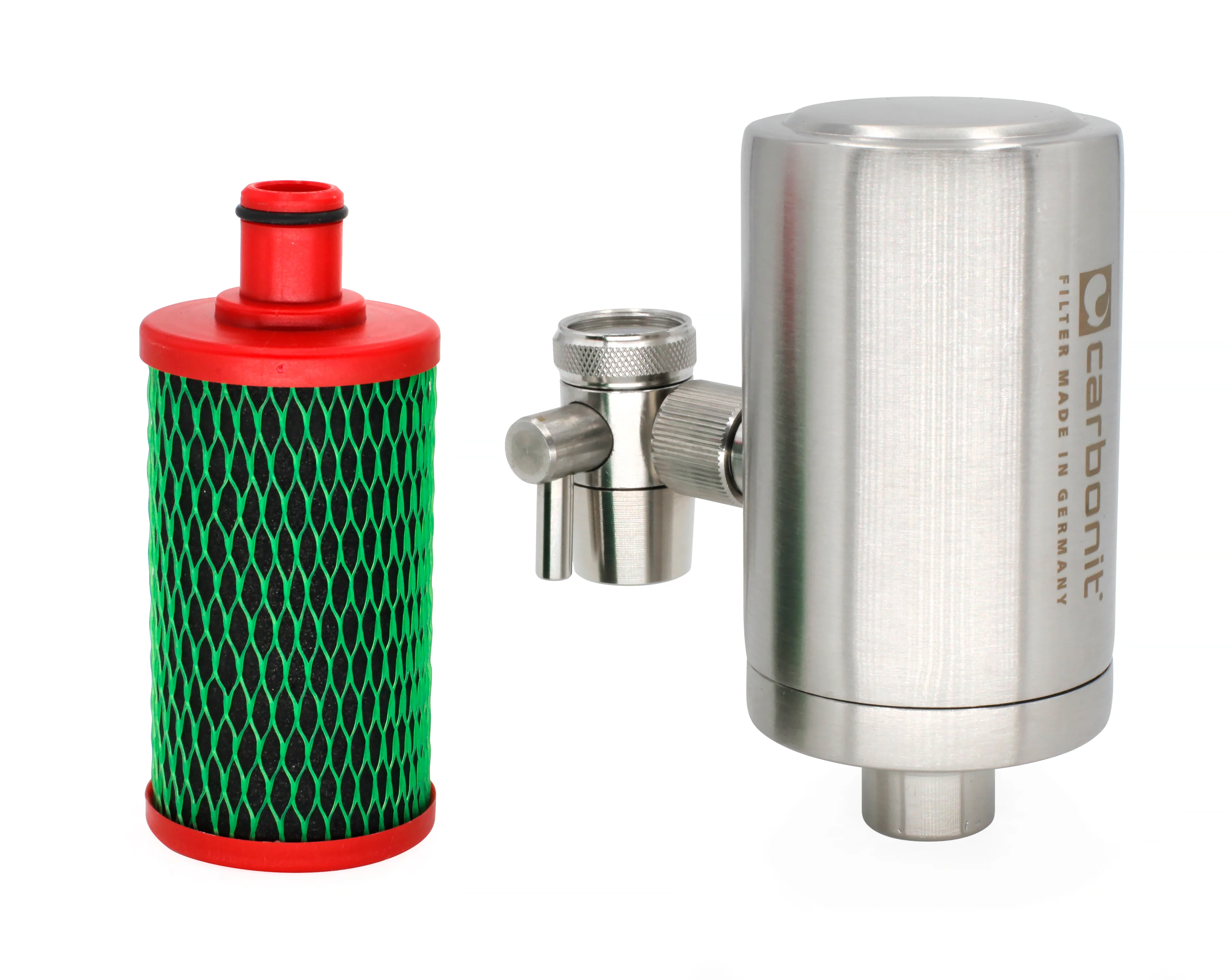 2025 Carbonit GO travel inox �C Mobiel roestvrijstalen waterfilter voor onderweg