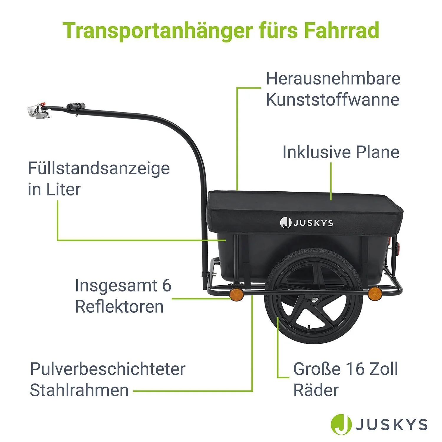 2025 Transportanh?nger / Fietskar 90 Liter