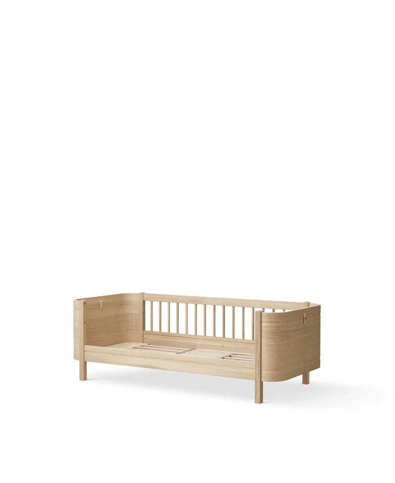 2025 Wood Mini+ Juniorbed, 68x162 cm, Eik 041583