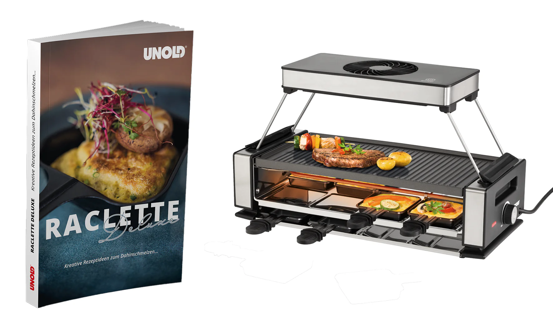 2025 Raclette Smokeless inclusief Raclette Boek