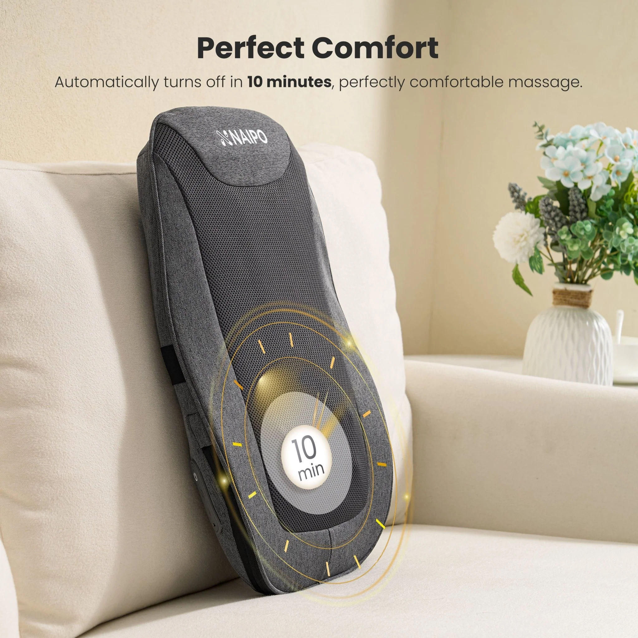 NAIPO MGB-2403 Mini Rugmassager met Snelladen