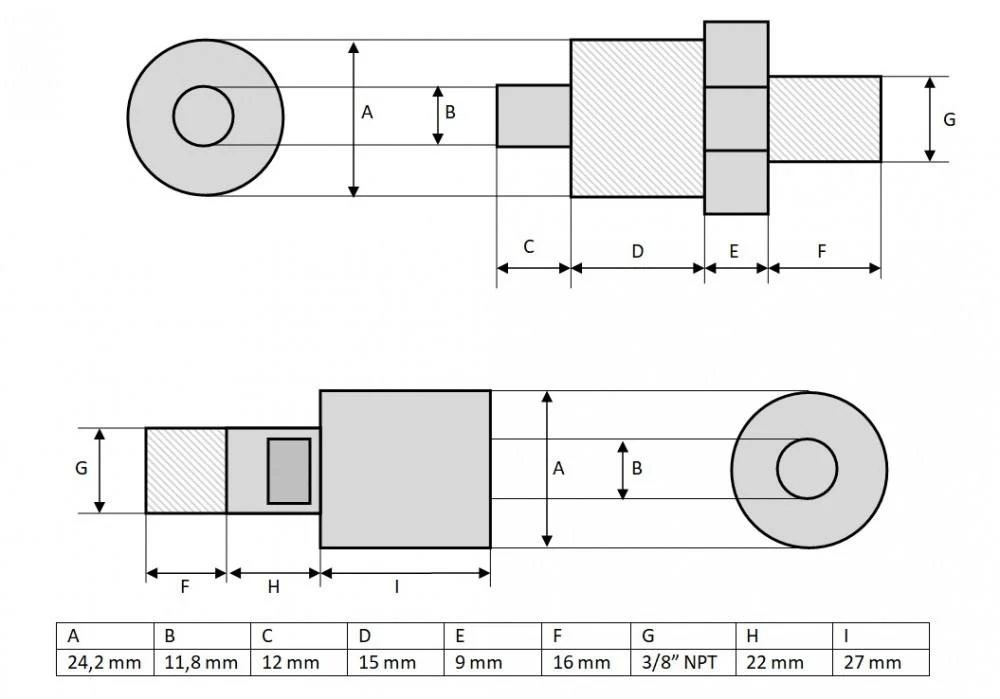 2025 hydraulische handpomp (700 bar, 700 cm3) (B-700)