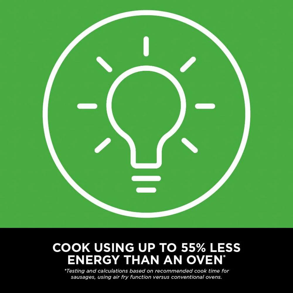 2025 Ninja Double Stack XL 2 Lade Airfryer 9,5L Grijs SL400UK