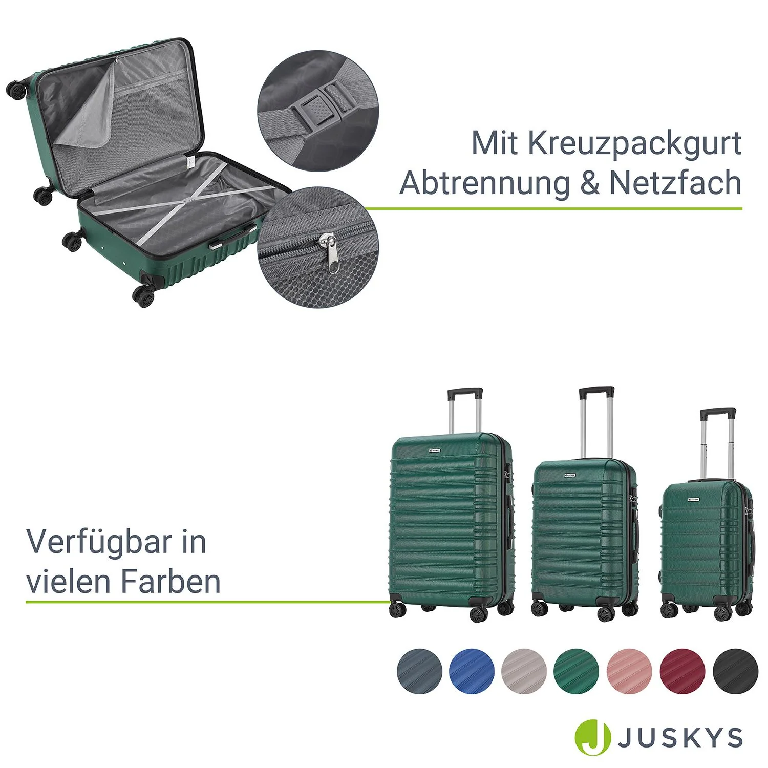 2025 Hartschalen Kofferset Rom