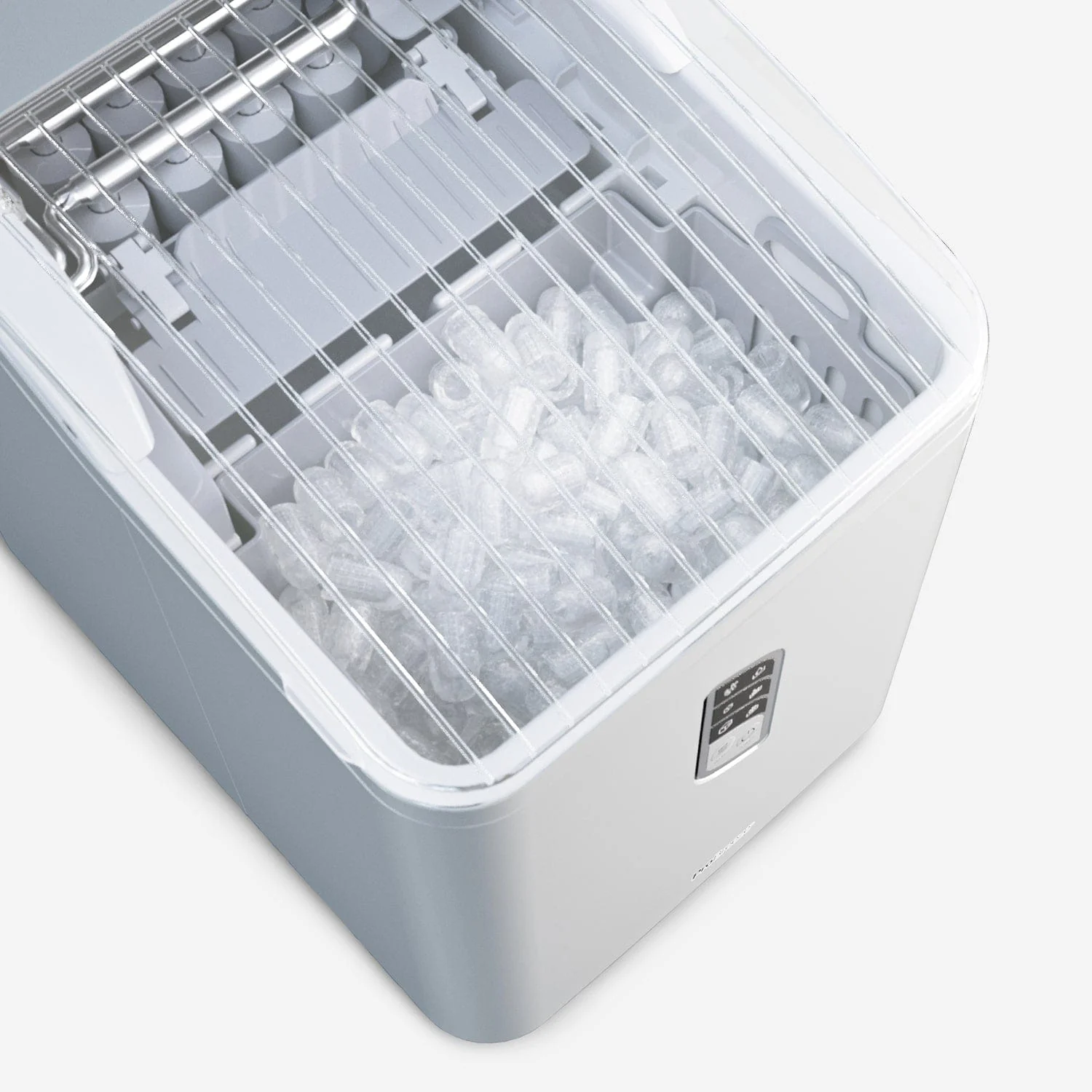 Tafelmodel IJsblokjesmachine �C Zelfreinigende Machine met 2L Tank en Dagelijkse Productie van 15 kg �C Wit