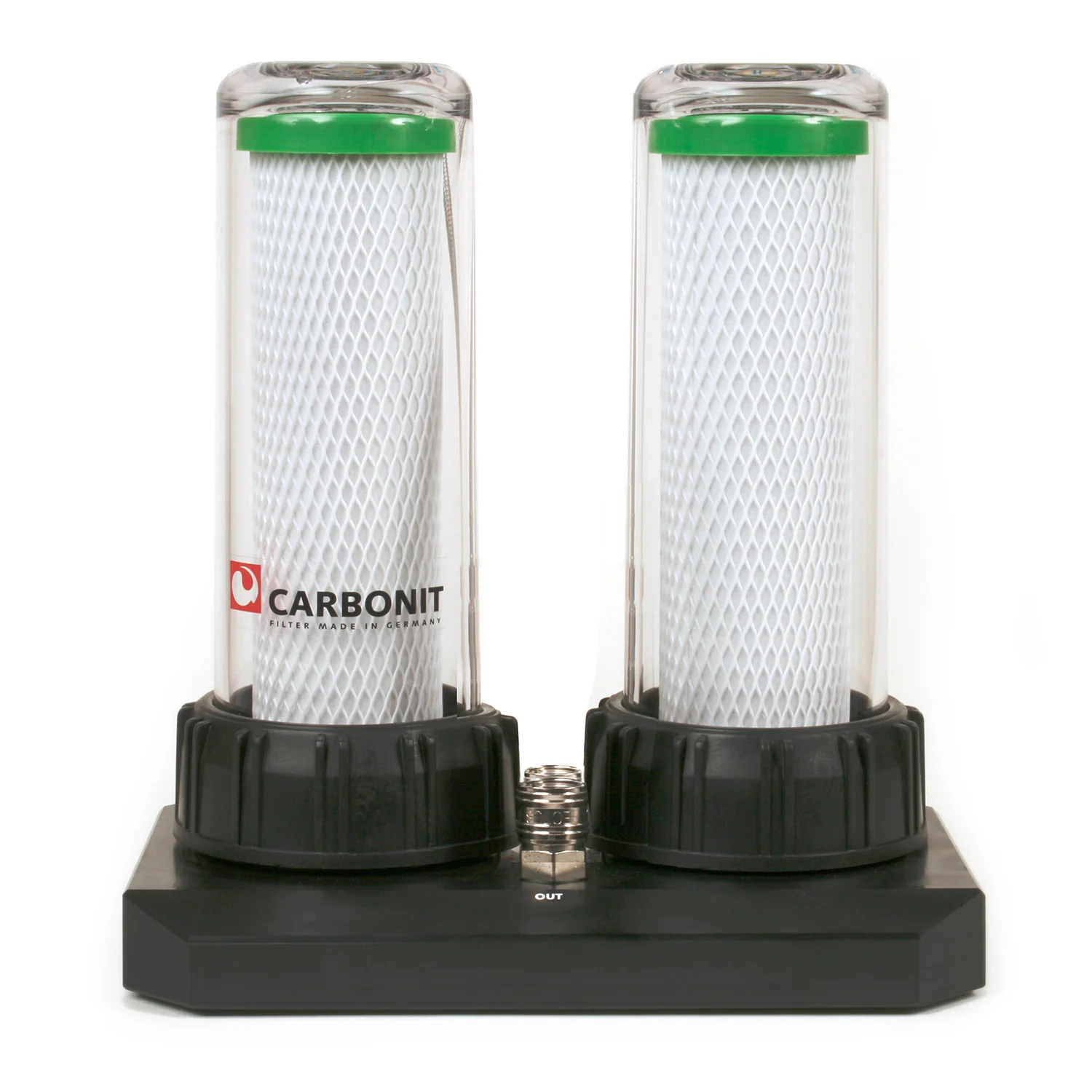 2025 Carbonit DUO HPP Parallel �C Untertisch-Wasserfilter mit zwei parallel geschalteten Patronen