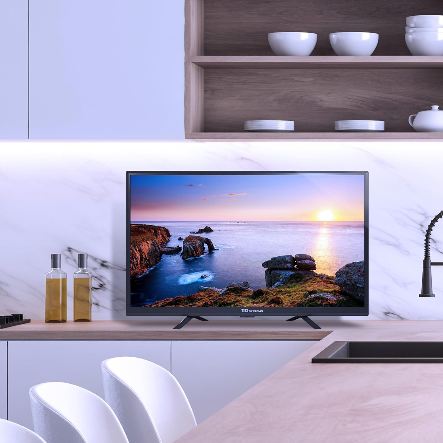 TD Systems - 40 Inch Smart TV, Hey Google, Full HD DVB-T2/C/S2 television, Android 11 Chromecast, Model 2025 - PRIME40C19GLE