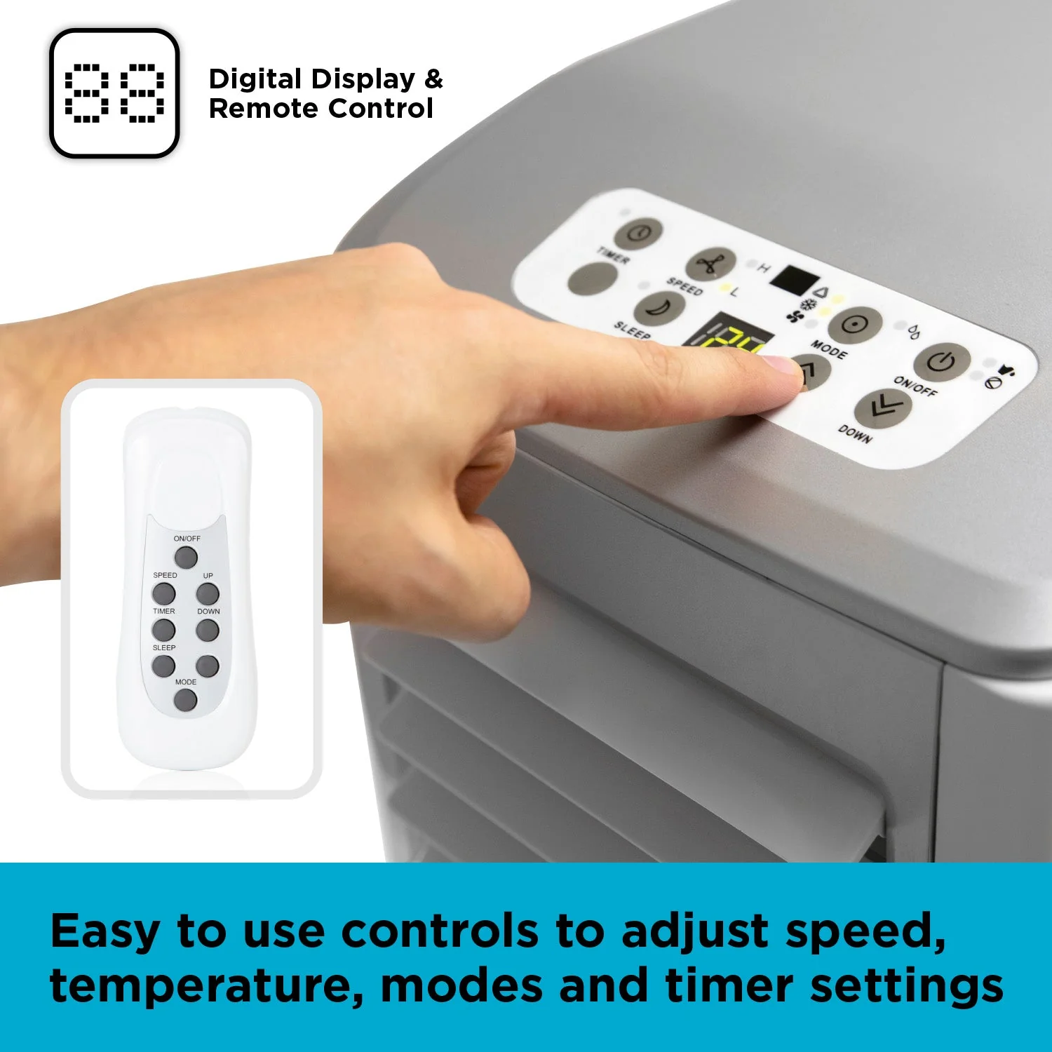 2025 Black+Decker BXAC40005GB Draagbare Airconditioner 7000 BTU