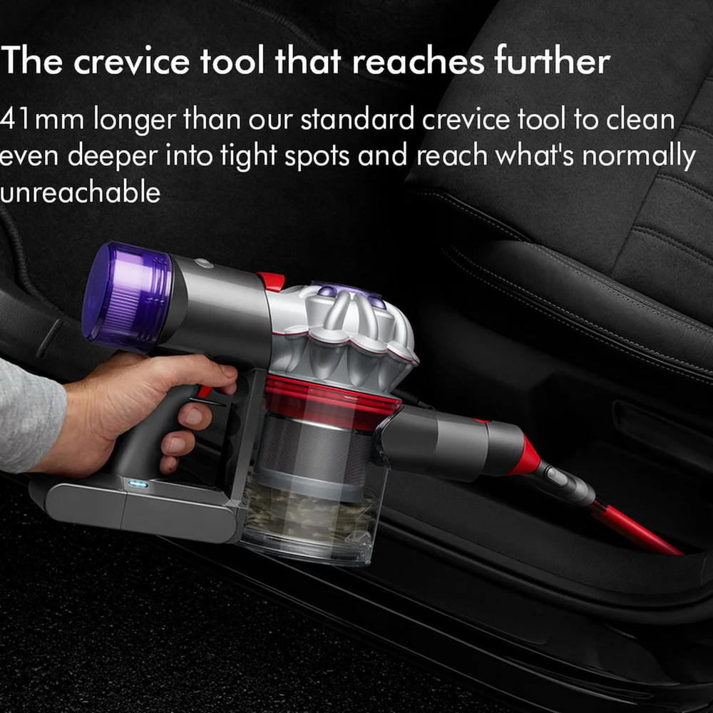 2025 Dyson V12 Detect Slim Absolute Draadloze Steelstofzuiger met Accessoires voor Grondige Reiniging, Geel/Nikkel