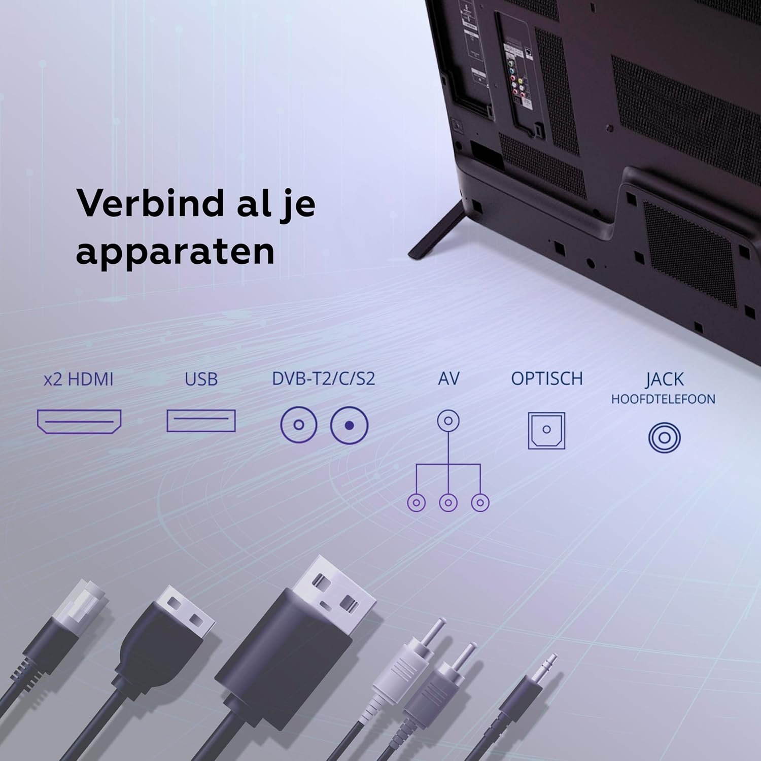 TD Systems - 40 Inch Smart TV, Hey Google, Full HD DVB-T2/C/S2 television, Android 11 Chromecast, Model 2025 - PRIME40C19GLE