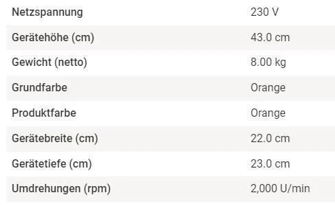 2025 Sapcentrifuge Novis VitaJuicer oranje
