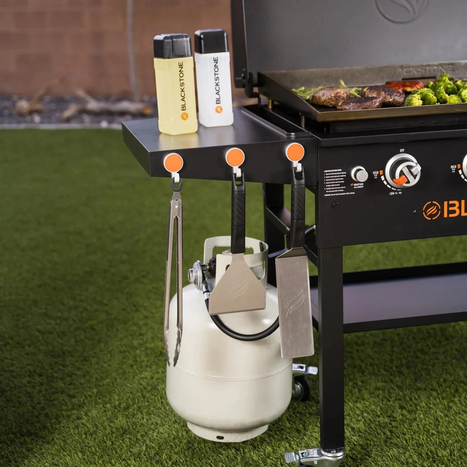 36-inch bakplaat met afzuigkap - 1899