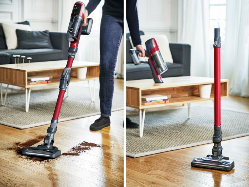 Rowenta X-pert 6.60 Essential RH6838, Cordless Stick Vacuum Cleaner, Automatic Speed Settings, Up to 45 Minutes Autonomy, Removable Battery, Lightweight Design, Dust Thief
