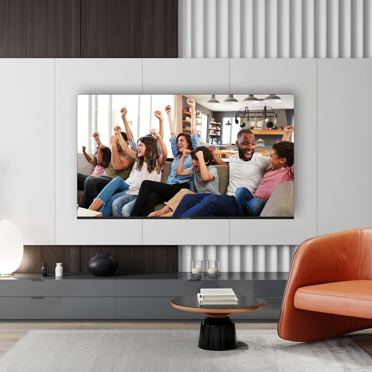 THOMSON 32 Inch (81cm) Full HD Google Smart TV, Wi-Fi, Dolby Audio, HDR10, Bluetooth 5.1, Triple Tuner (Cable/Satellite/Antenna), HDMI, CI+, A+ Panel - 32FG2S14