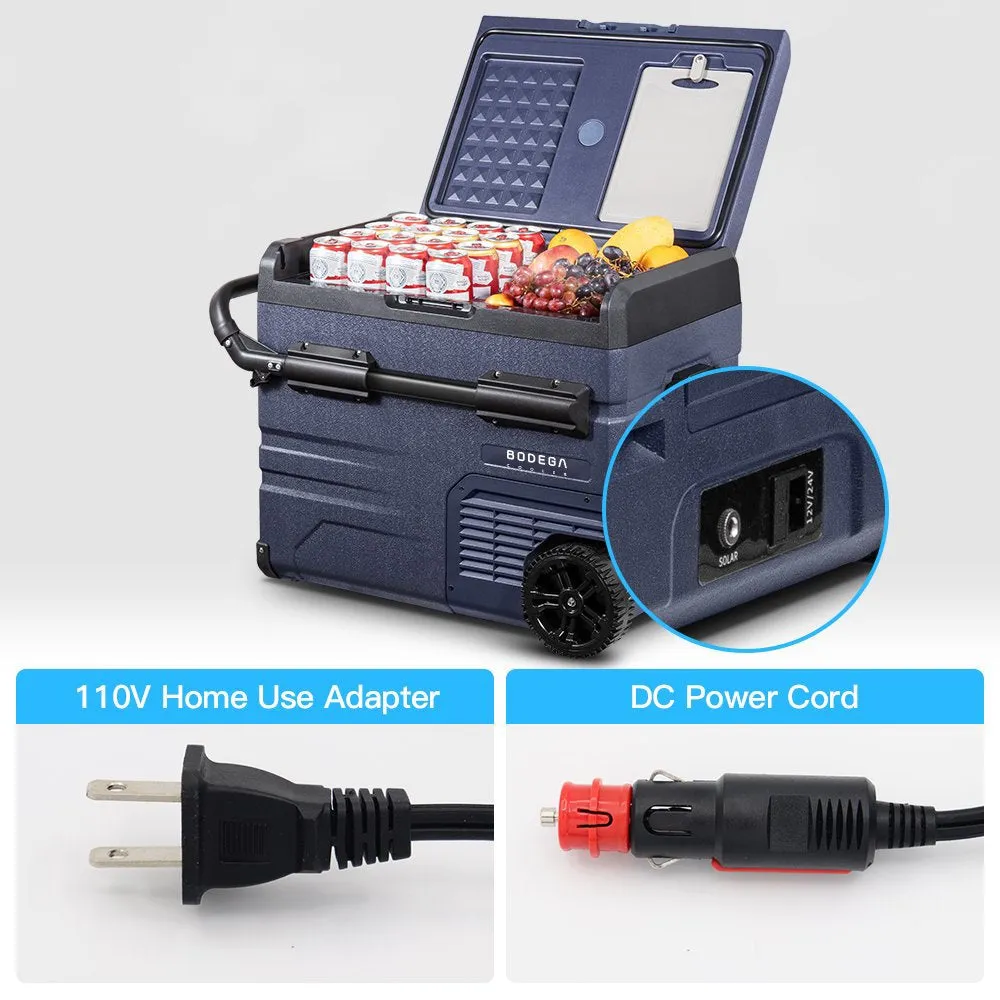 12 Volt 37 Qt. Draagbare Autokoelkast, Autovriezer voor Buiten, Kamperen, Reizen, Camper, APP-bediening